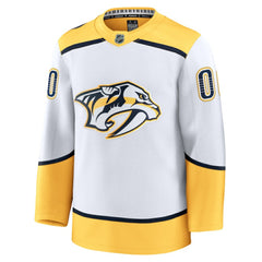 NHL,Custom Nashville Predators Fanatics Away Premium Custom Jersey - White