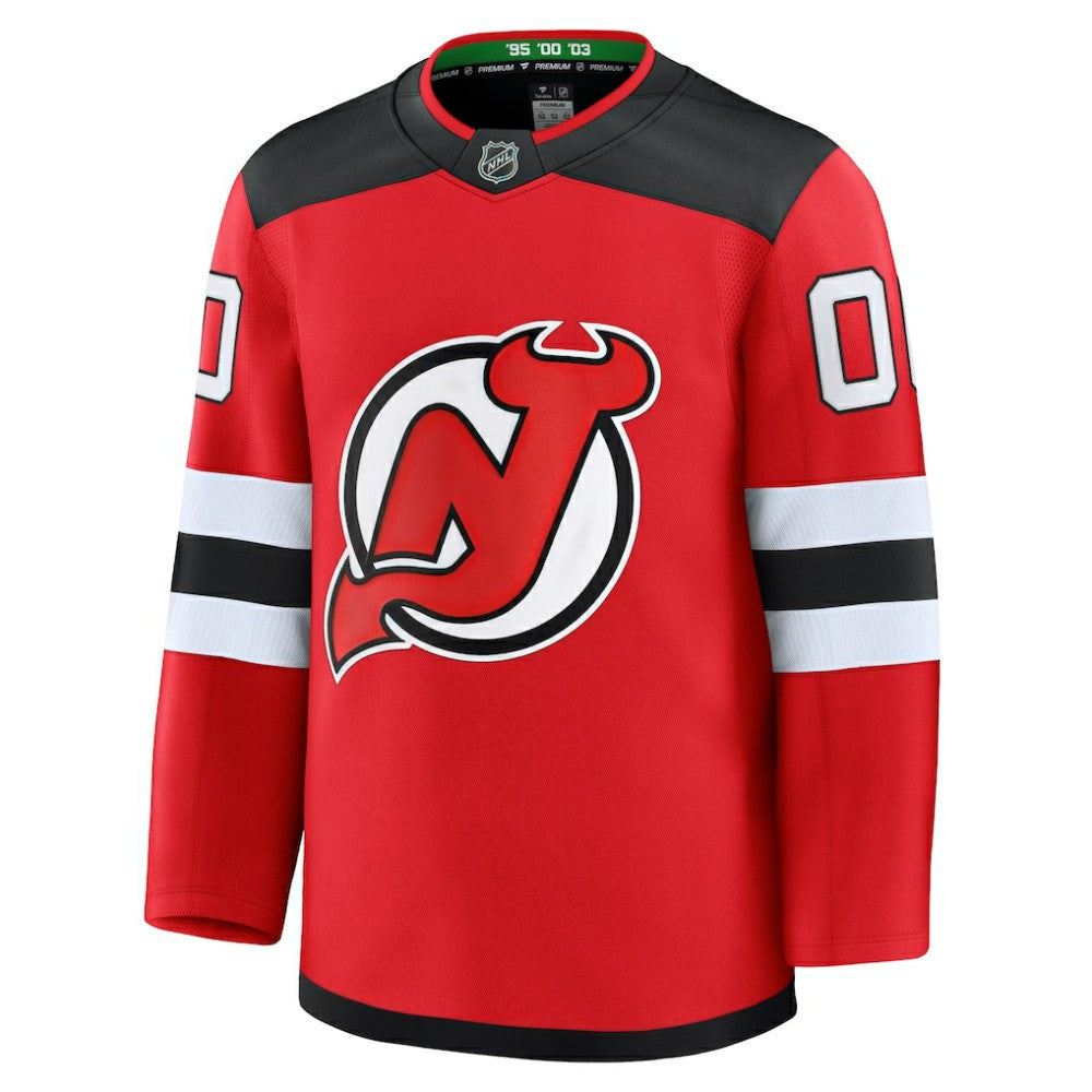 NHL,Custom New Jersey Devils Fanatics Home Premium Custom Jersey - Red