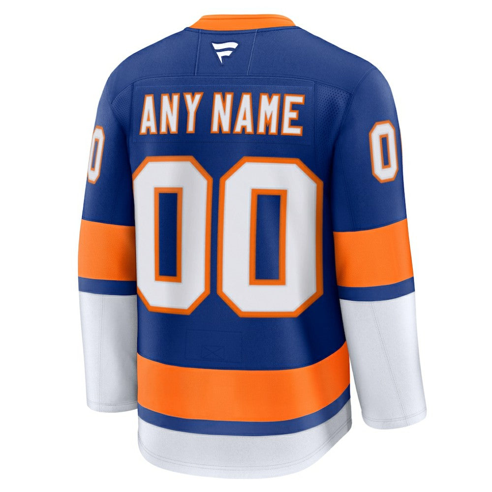 NHL,Custom New York Islanders Fanatics Home Premium Custom Jersey - Royal