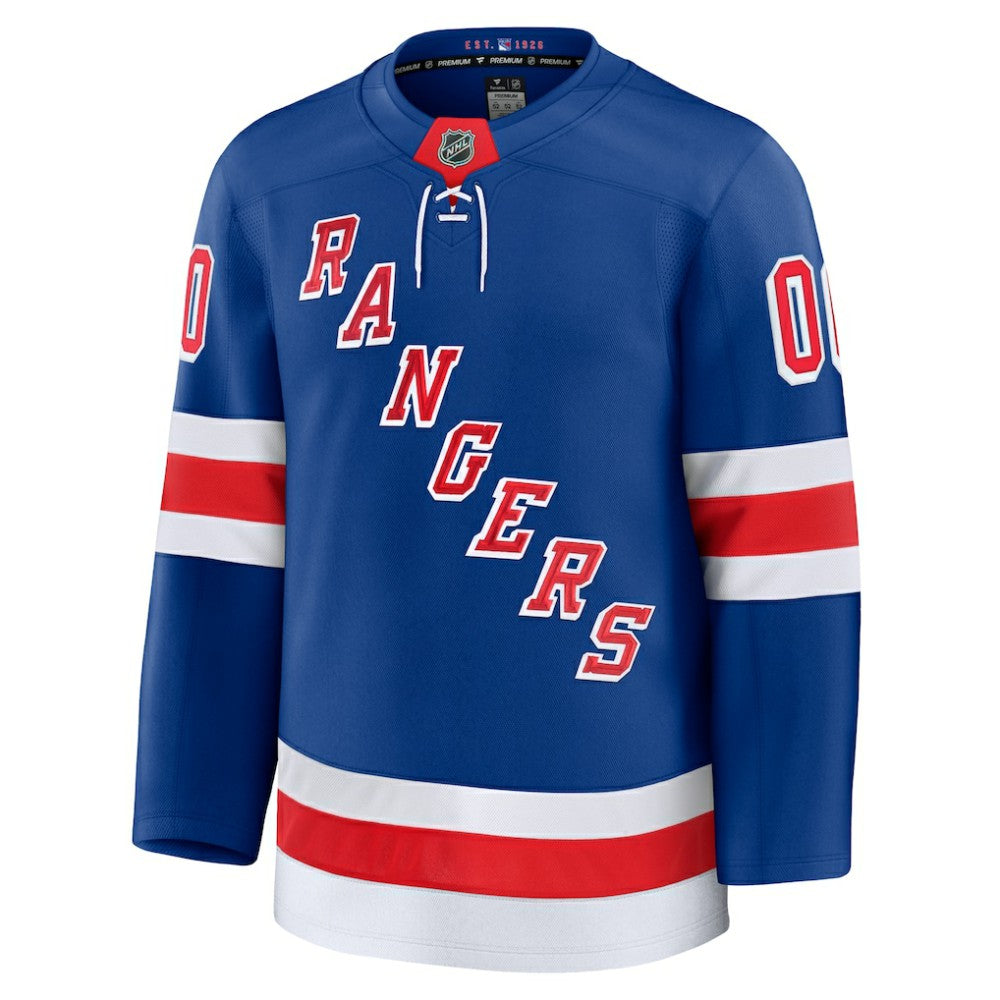 NHL,Custom New York Rangers Fanatics Home Premium Custom Jersey - Royal