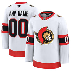 NHL,Custom Ottawa Senators Fanatics Away Premium Custom Jersey - White