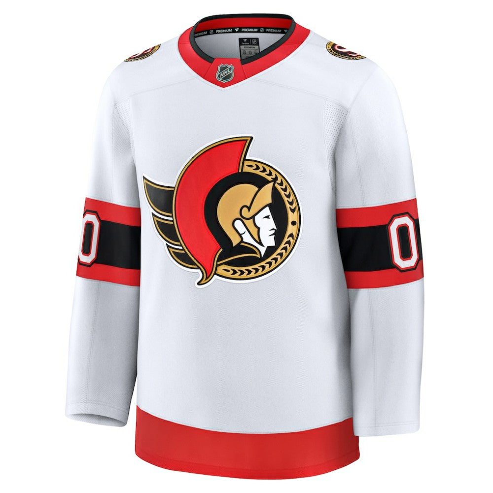 NHL,Custom Ottawa Senators Fanatics Away Premium Custom Jersey - White