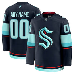 NHL,Custom Seattle Kraken Fanatics Home Premium Custom Jersey - Deep Sea Blue