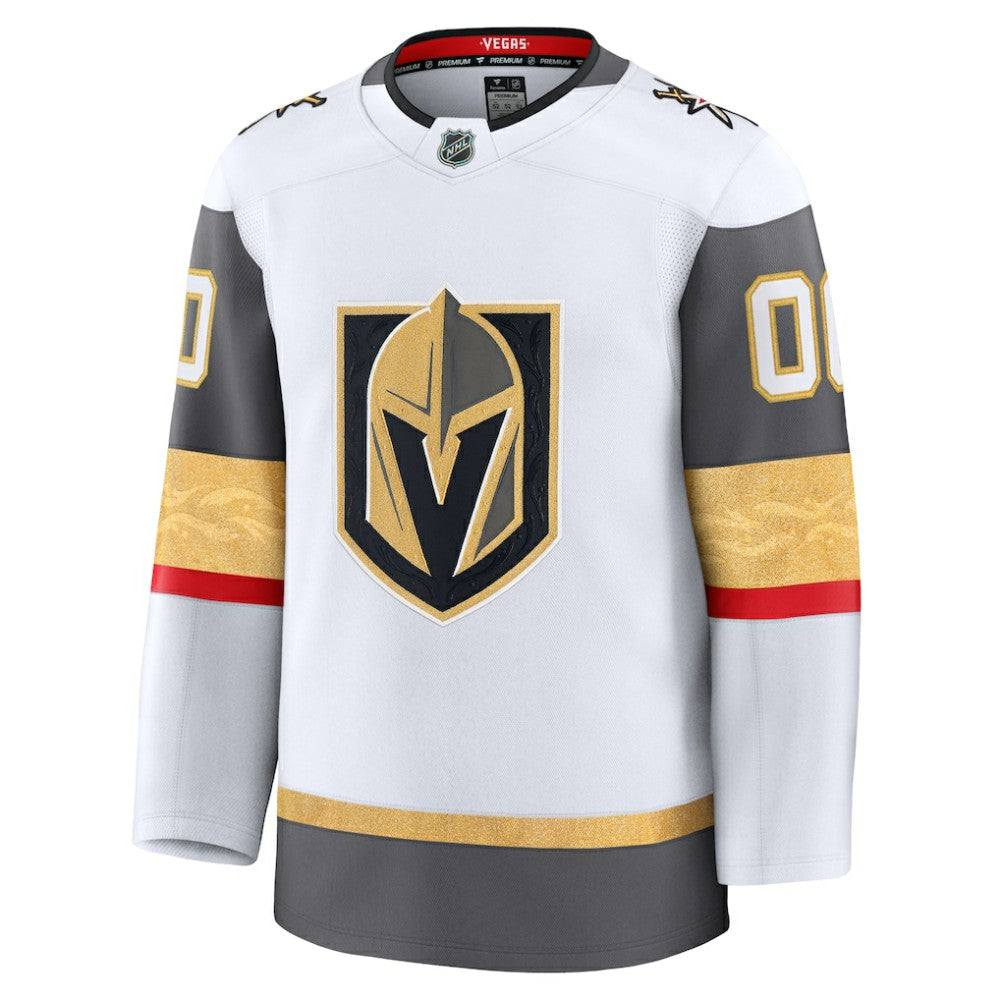NHL,Custom Vegas Golden Knights Fanatics Away Premium Custom Jersey - White