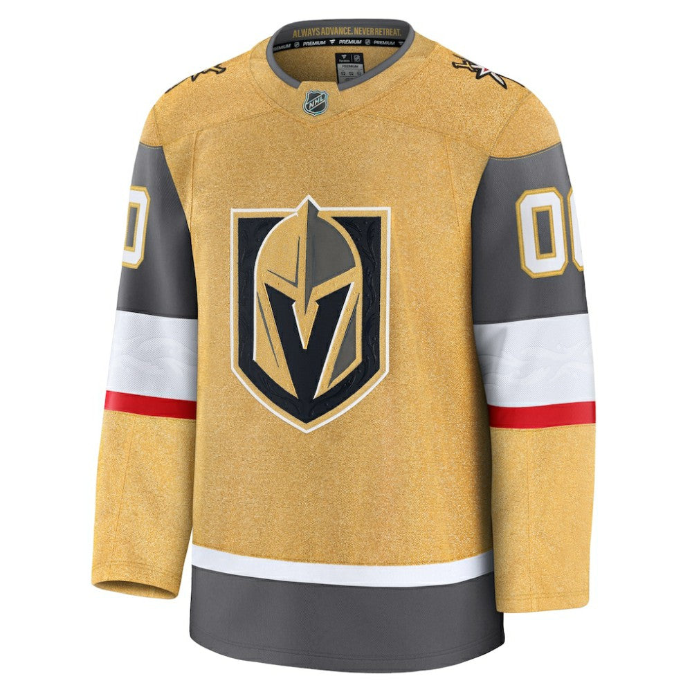 NHL,Custom Vegas Golden Knights Fanatics Home Premium Custom Jersey - Gold