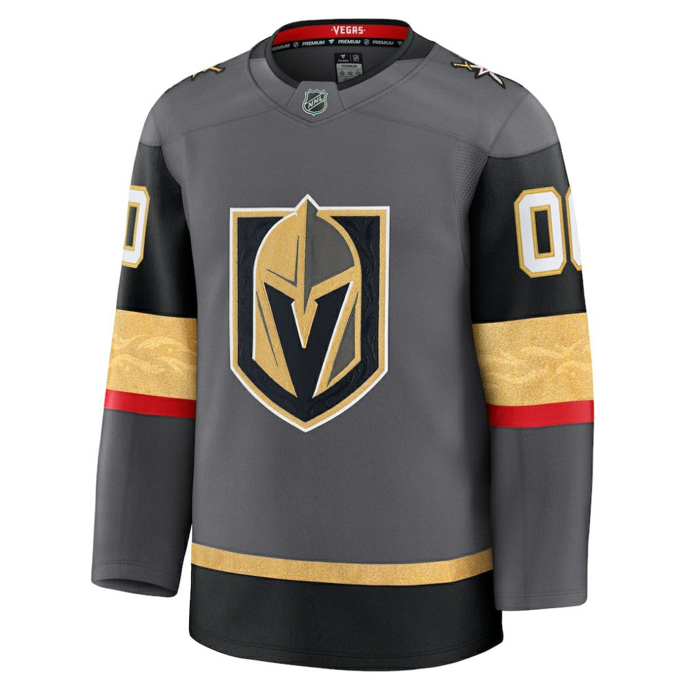 NHL,Custom Vegas Golden Knights Fanatics Alternate Premium Custom Jersey - Gray
