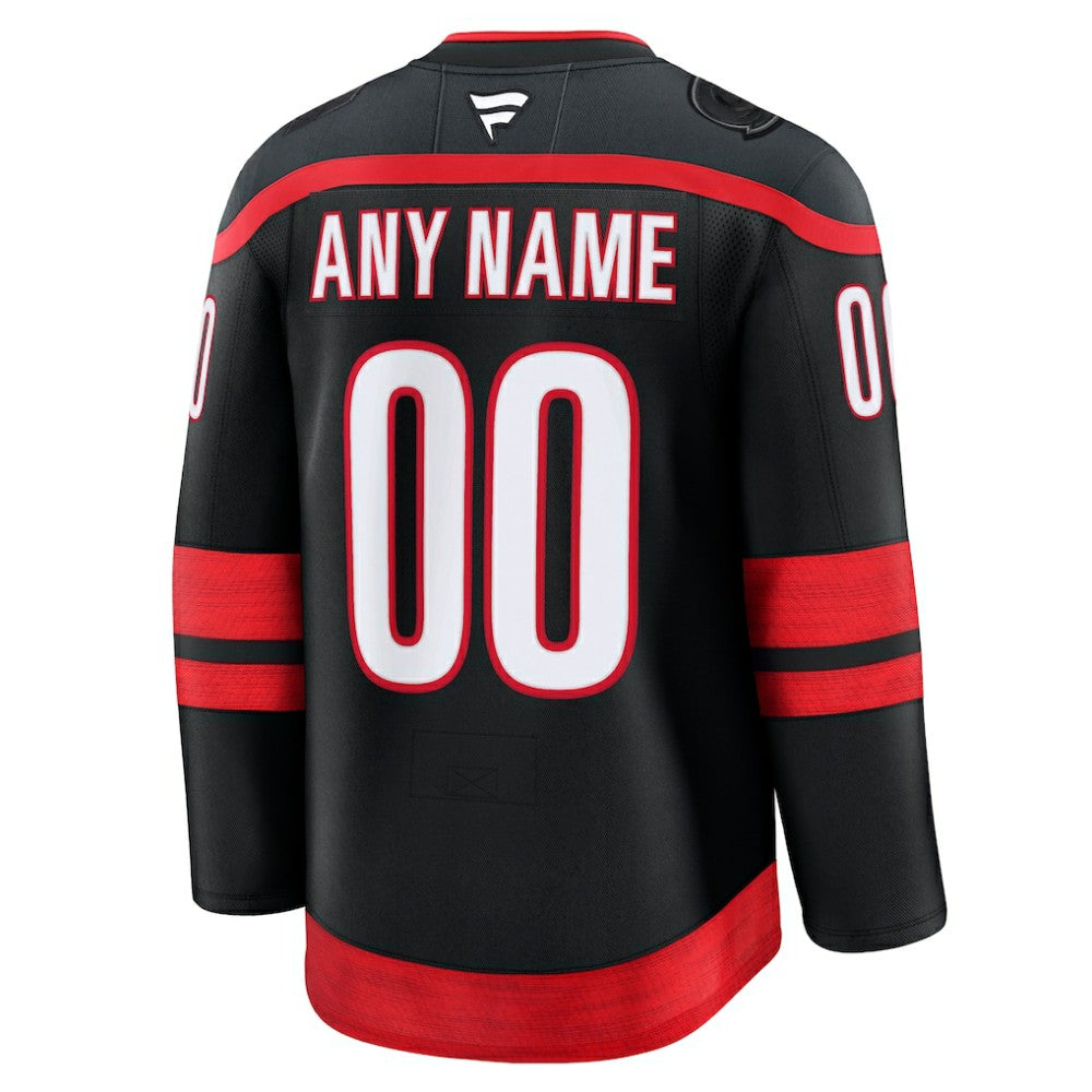 NHL,Custom Carolina Hurricanes Fanatics Home Premium Custom Jersey - Black