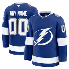 NHL,Custom Tampa Bay Lightning Fanatics Home Premium Custom Jersey - Blue