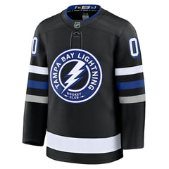 NHL,Custom Tampa Bay Lightning Fanatics Alternate Premium Custom Jersey - Black