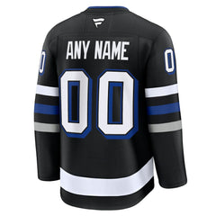 NHL,Custom Tampa Bay Lightning Fanatics Alternate Premium Custom Jersey - Black