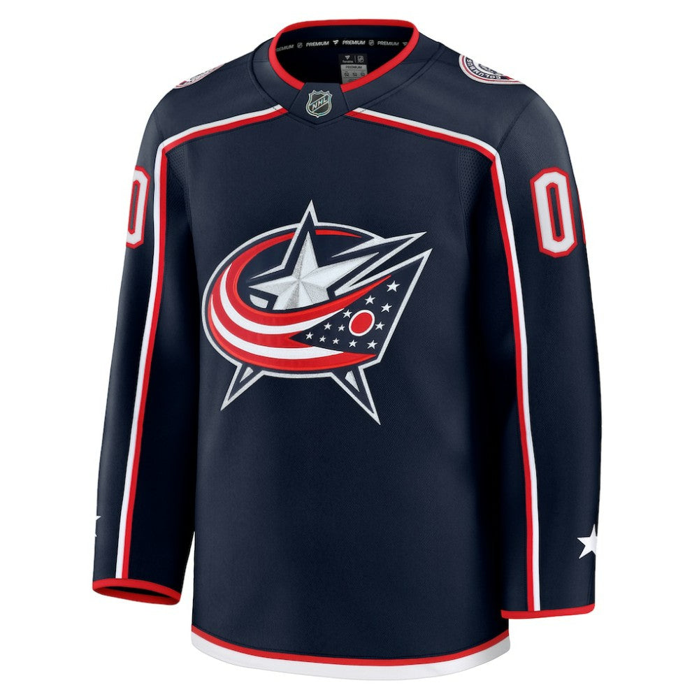 NHL,Custom Columbus Blue Jackets Fanatics Home Premium Custom Jersey - Navy