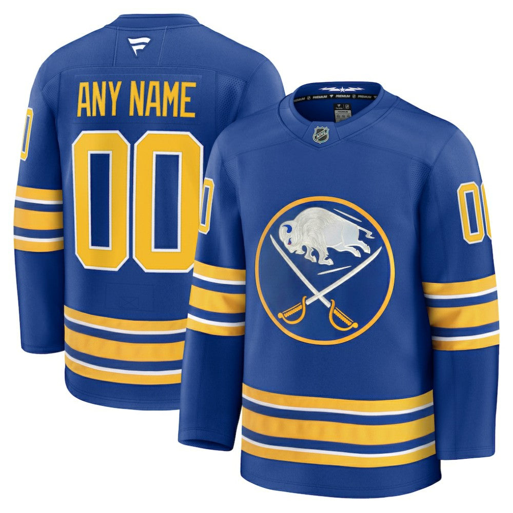 NHL,Custom Buffalo Sabres Fanatics Home Premium Custom Jersey - Royal