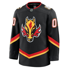 NHL,Custom Calgary Flames Fanatics Alternate Premium Custom Jersey - Black