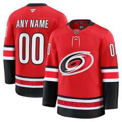 NHL,Custom Carolina Hurricanes Fanatics Alternate Premium Custom Jersey - Red