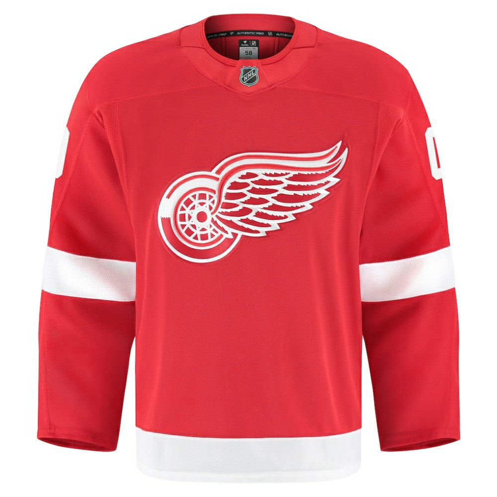 NHL,Custom Detroit Red Wings Fanatics Home Authentic Pro Custom Jersey - Red