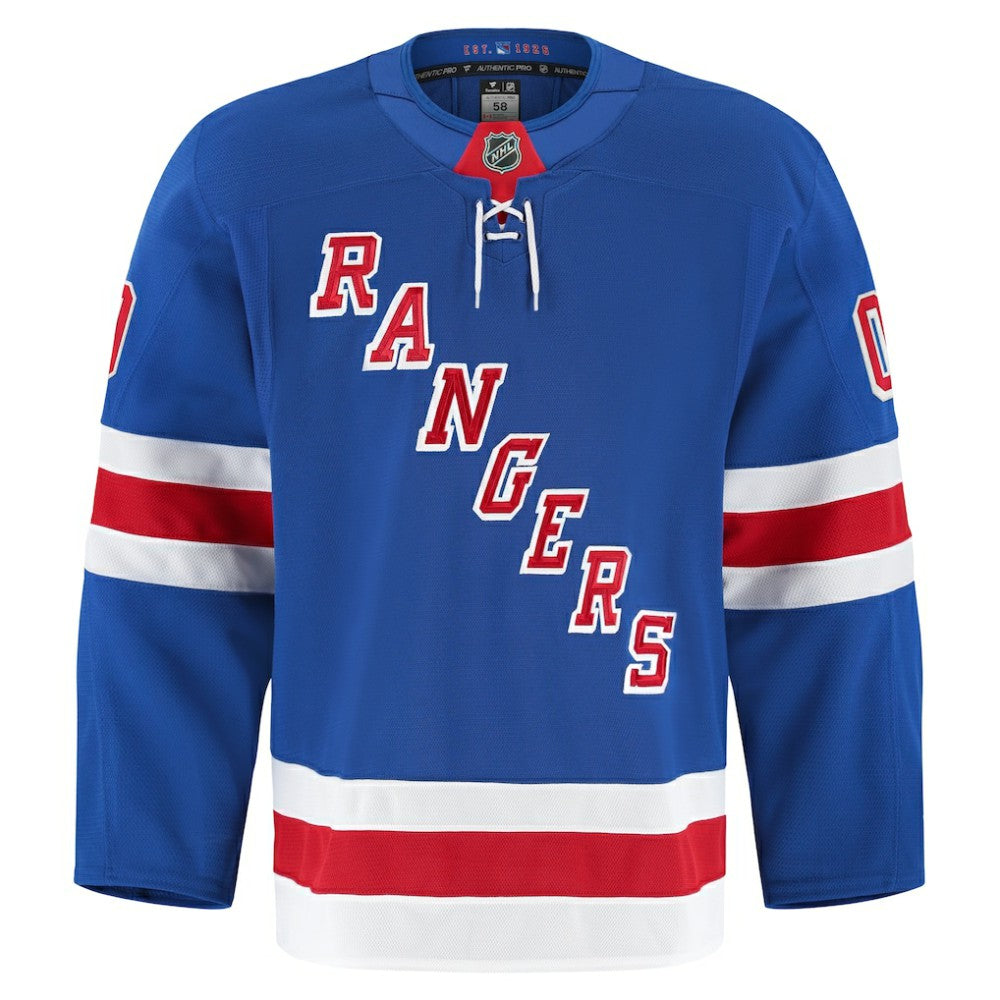 NHL,Custom New York Rangers Fanatics Home Authentic Pro Custom Jersey - Royal