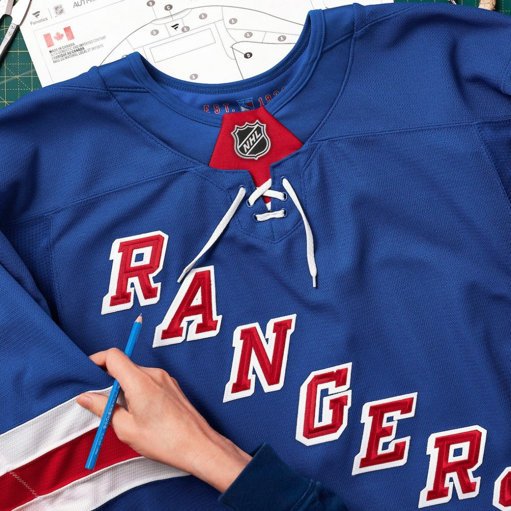NHL,Custom New York Rangers Fanatics Home Authentic Pro Custom Jersey - Royal