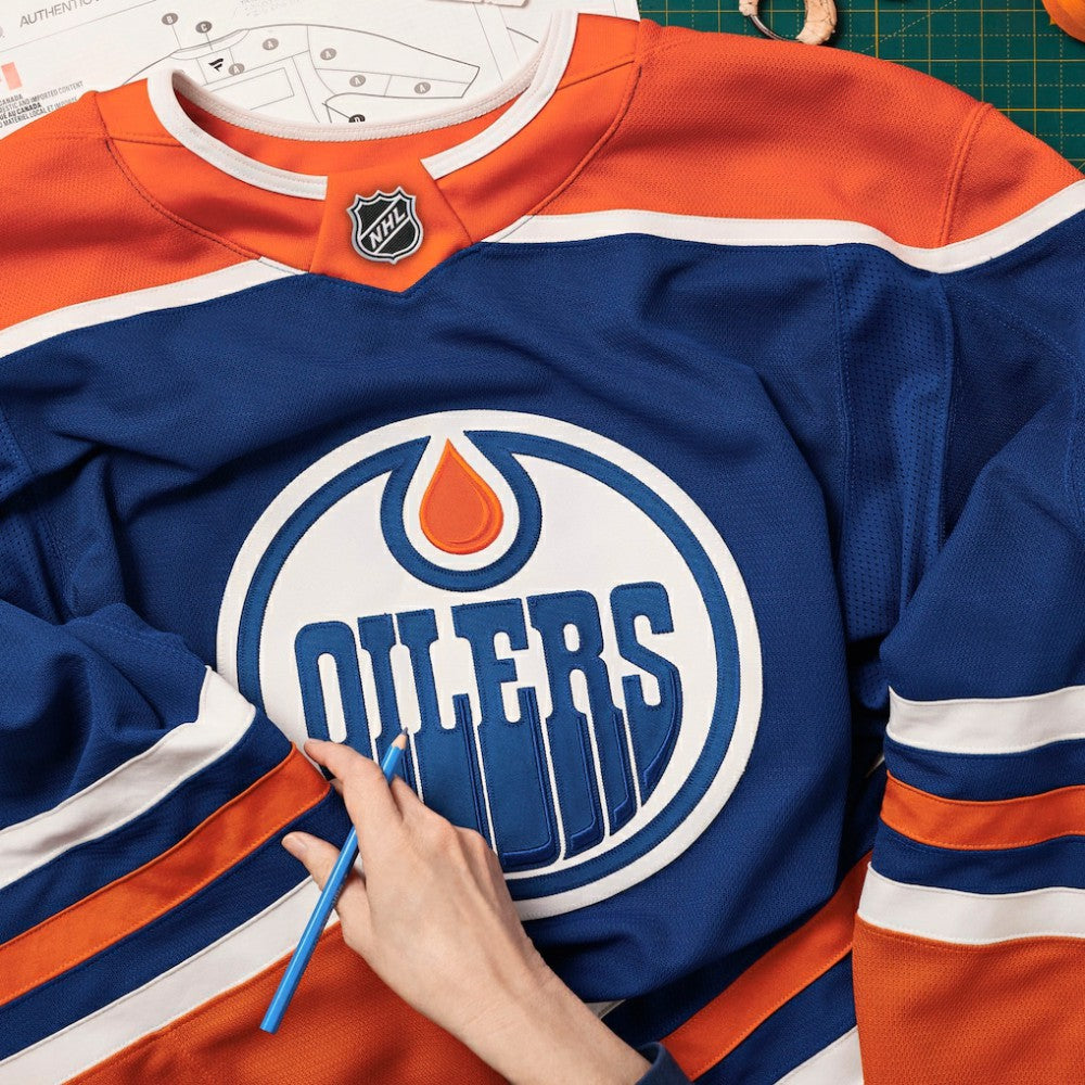 NHL,Custom Edmonton Oilers Fanatics Home Authentic Pro Custom Jersey - Royal