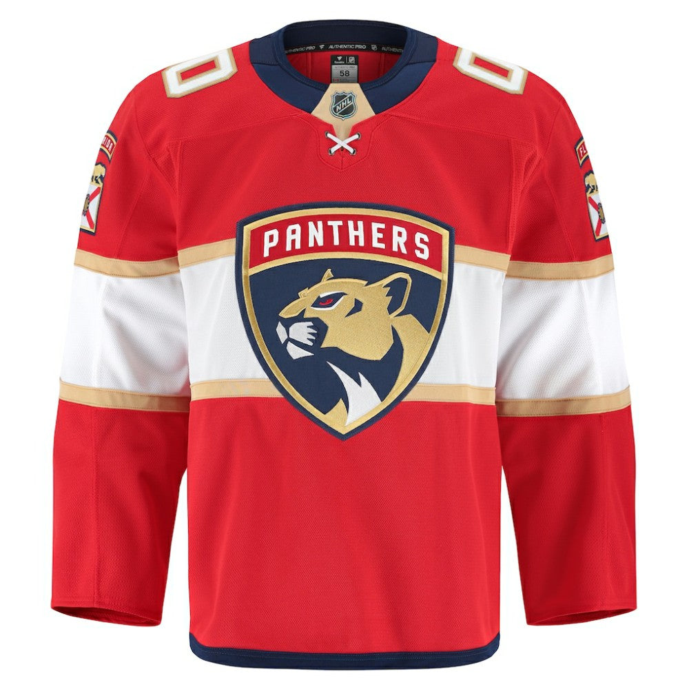NHL,Custom Florida Panthers Fanatics Home Authentic Pro Custom Jersey - Red