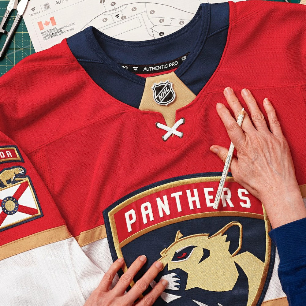NHL,Custom Florida Panthers Fanatics Home Authentic Pro Custom Jersey - Red