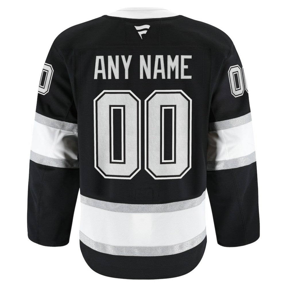 NHL,Custom Los Angeles Kings Fanatics Home Authentic Pro Custom Jersey - Black