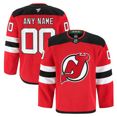 NHL,Custom New Jersey Devils Fanatics Home Authentic Pro Custom Jersey - Red