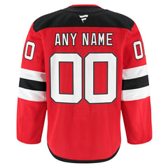 NHL,Custom New Jersey Devils Fanatics Home Authentic Pro Custom Jersey - Red