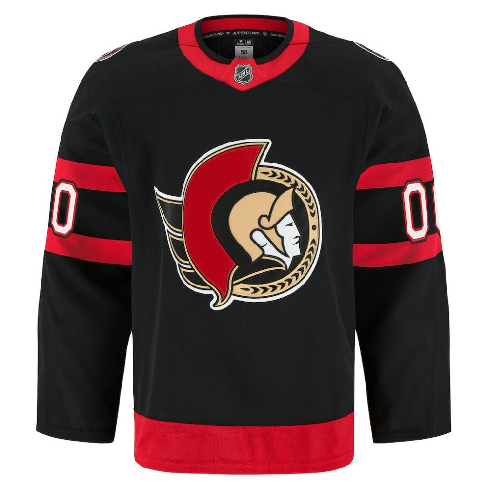 NHL,Custom Ottawa Senators Fanatics Home Authentic Pro Custom Jersey - Black