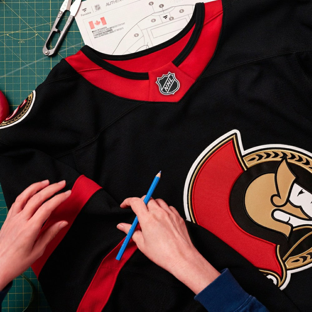 NHL,Custom Ottawa Senators Fanatics Home Authentic Pro Custom Jersey - Black