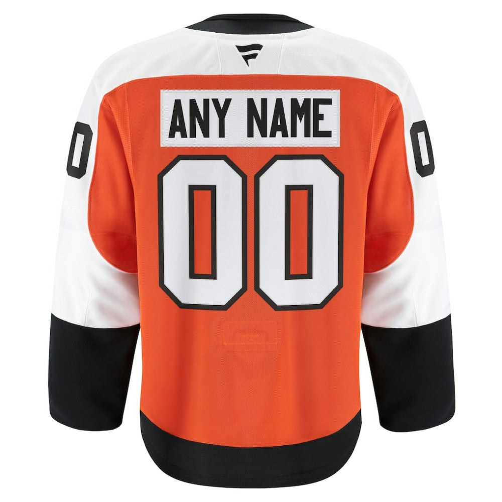 NHL,Custom Philadelphia Flyers Fanatics Home Authentic Pro Custom Jersey - Orange