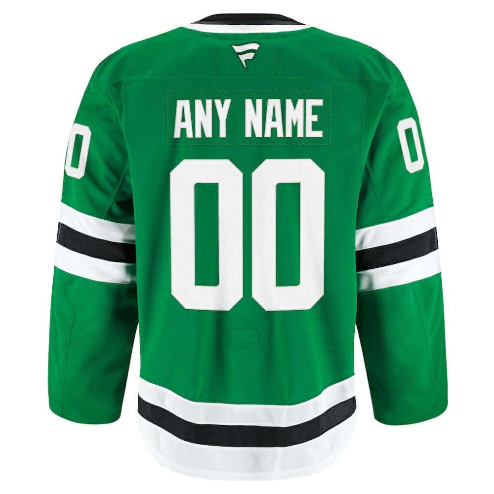 NHL,Custom Dallas Stars Fanatics Home Authentic Pro Custom Jersey - Kelly Green