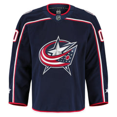 NHL,Custom Columbus Blue Jackets Fanatics Home Authentic Pro Custom Jersey - Navy
