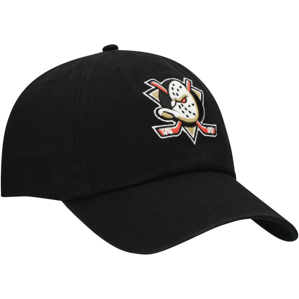 NHL Anaheim Ducks '47 Core Logo Clean Up Adjustable Hat - Black