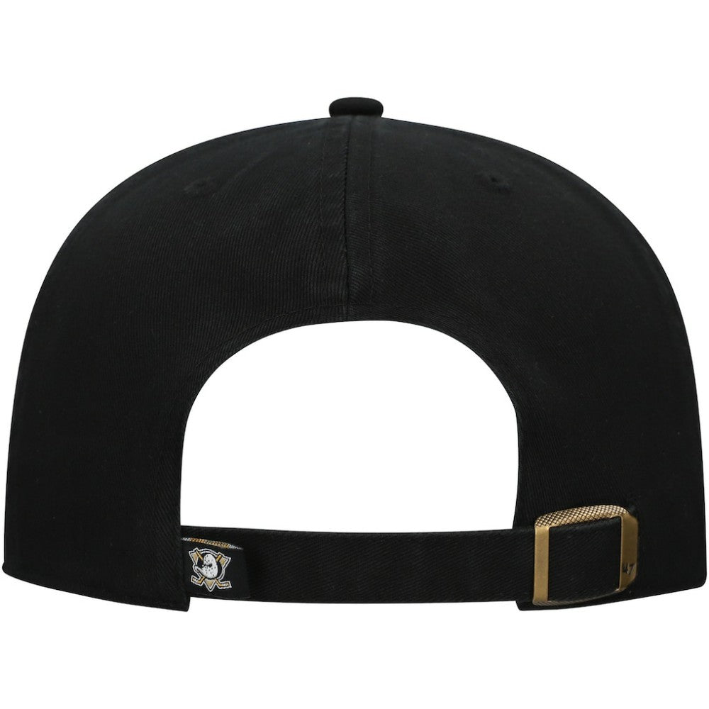 NHL Anaheim Ducks '47 Core Logo Clean Up Adjustable Hat - Black