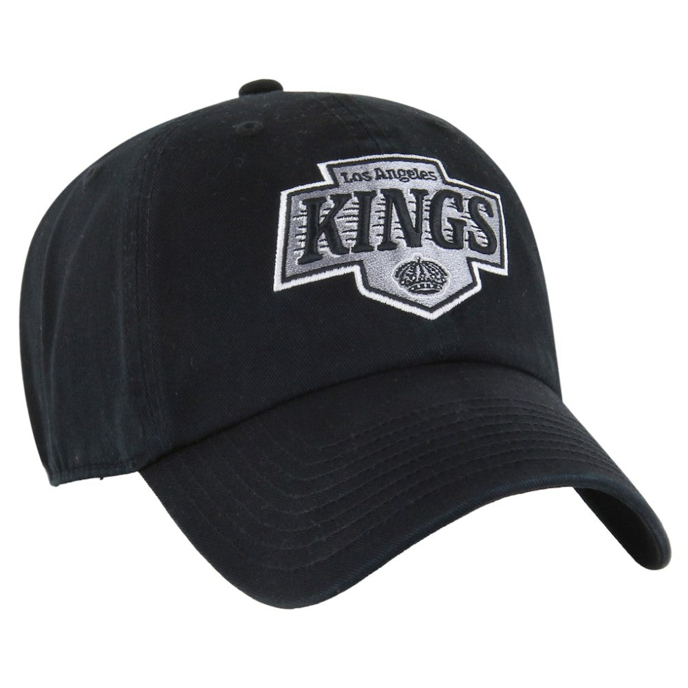 NHL Los Angeles Kings '47 Core Logo Clean Up Adjustable Hat - Black