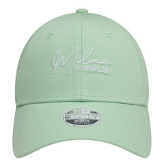 AC Milan New Era Women's Script 9FORTY Adjustable Hat Light Green