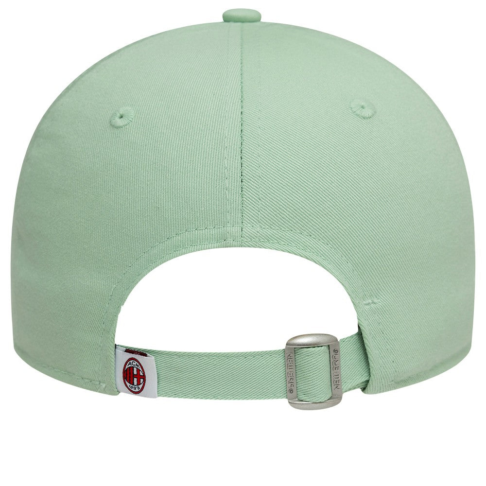 AC Milan New Era Women's Script 9FORTY Adjustable Hat Light Green