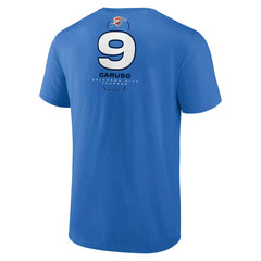 Alex Caruso Oklahoma City Thunder Behind The Back Name & Number T-Shirt - Blue