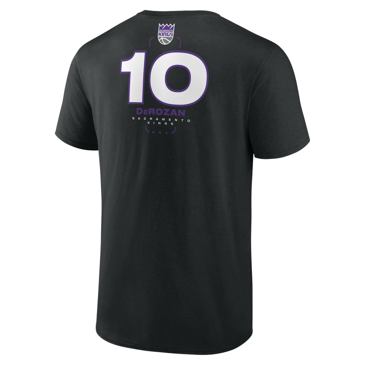 DeMar DeRozan Sacramento Kings Behind The Back Name & Number T-Shirt - Black