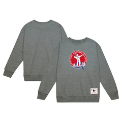 New York Giants Basic Fleece Pullover Sweatshirt Heather Gray