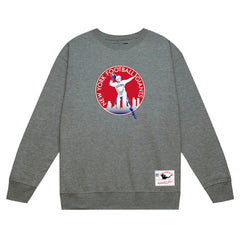 New York Giants Basic Fleece Pullover Sweatshirt Heather Gray