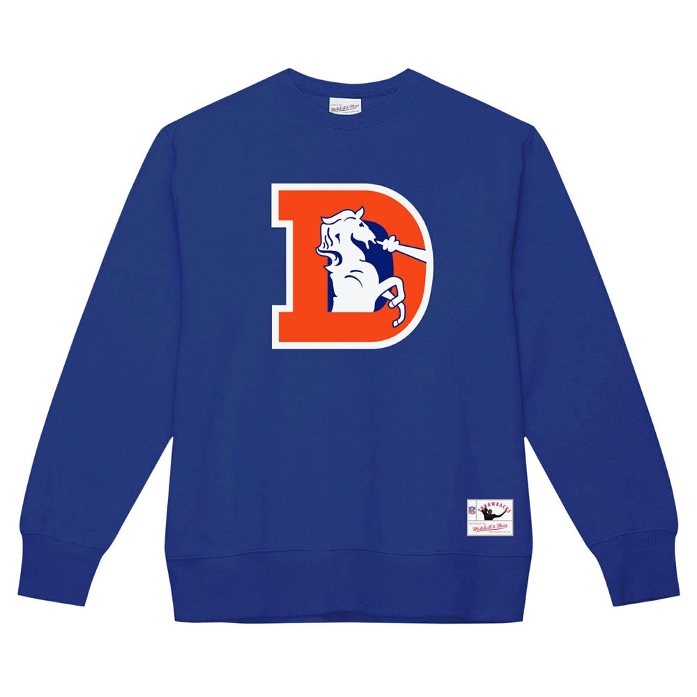 Denver Broncos Basic Fleece Pullover Sweatshirt Royal