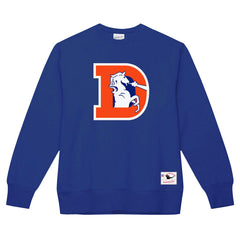 Denver Broncos Basic Fleece Pullover Sweatshirt Royal