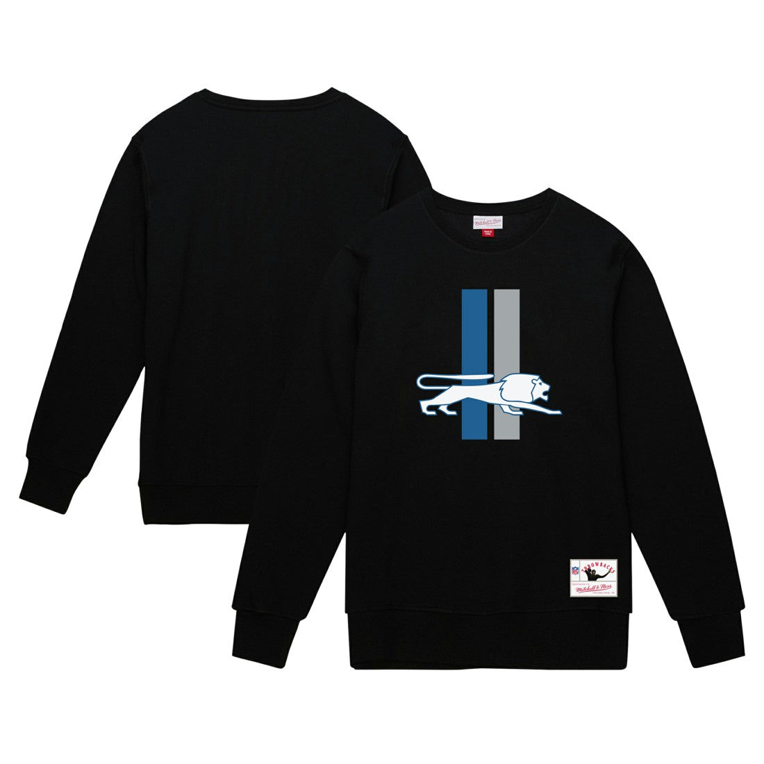 Detroit Lions Basic Fleece Pullover Sweatshirt Black