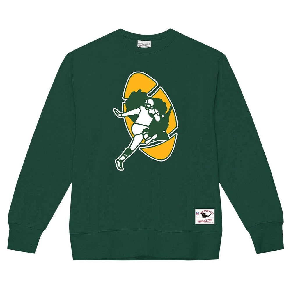 Green Bay Packers Basic Fleece Pullover Sweatshirt Dark Green