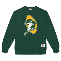 Green Bay Packers Basic Fleece Pullover Sweatshirt Dark Green