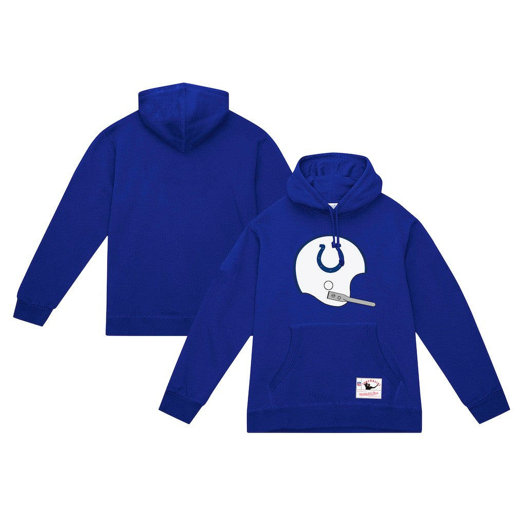 Indianapolis Colts Helmet Logo Vintage Pullover Hoodie Royal