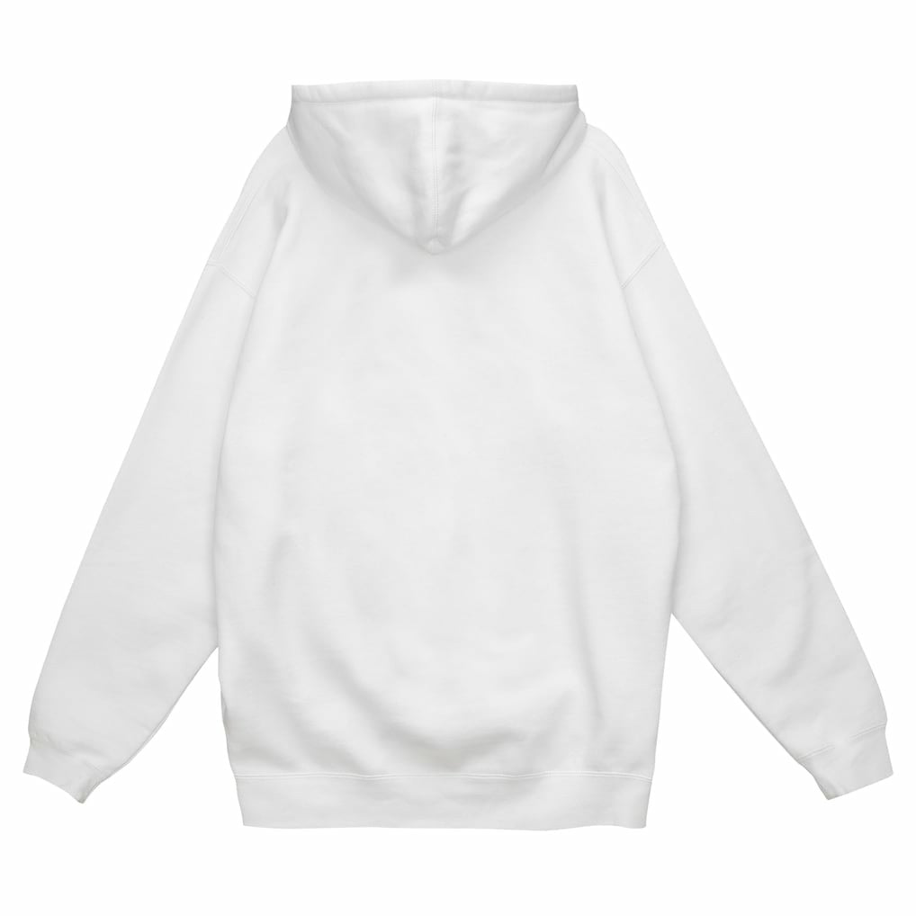 Chicago Bears Helmet Logo Vintage Pullover Hoodie White