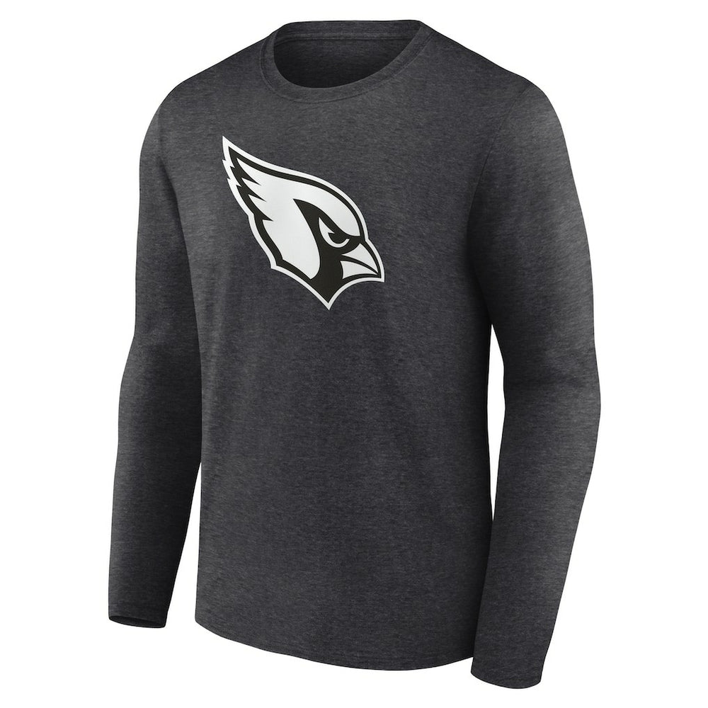 Arizona Cardinals Personalized Name & Number Monochrome Long Sleeve T-Shirt Charcoal