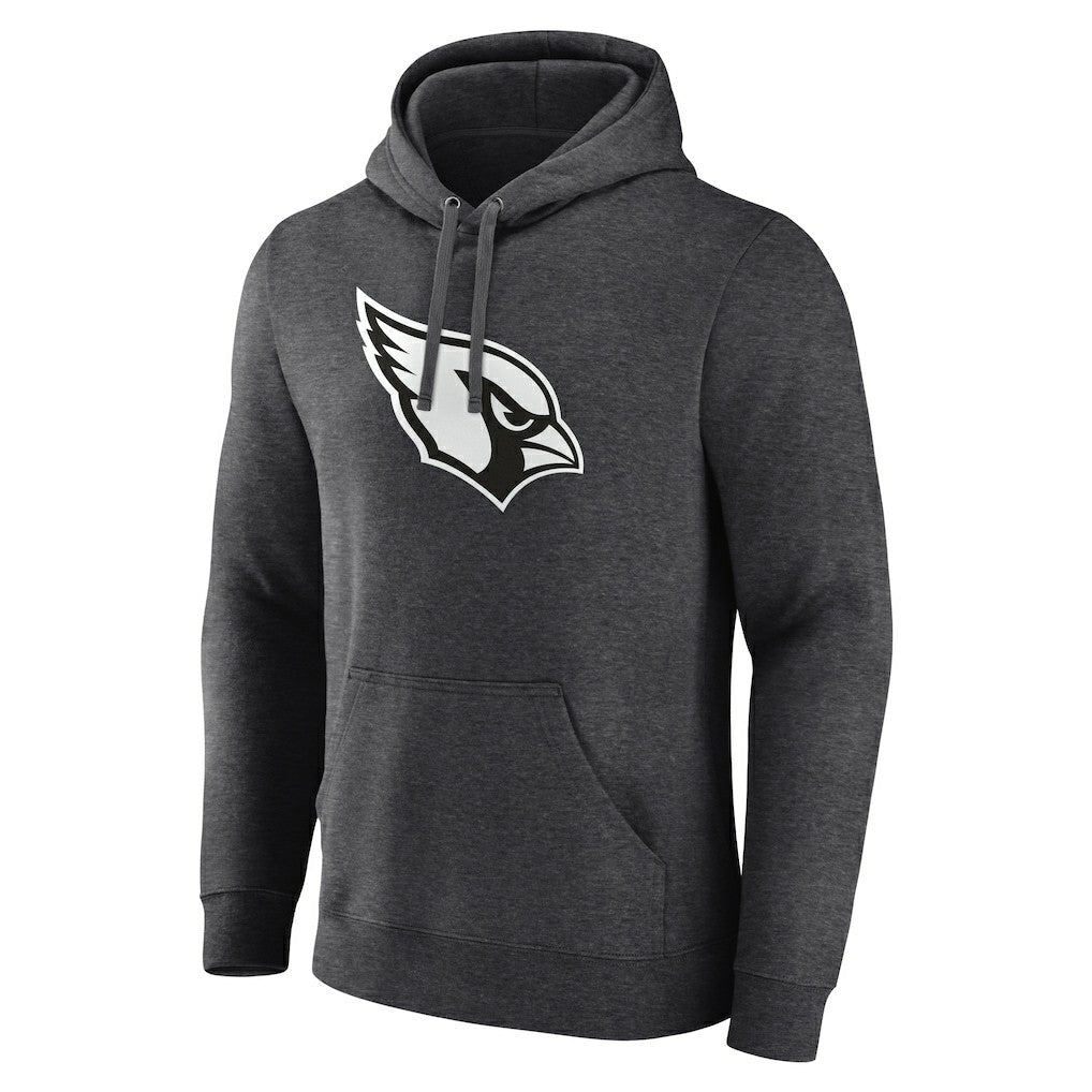 Arizona Cardinals Personalized Name & Number Monochrome Pullover Hoodie Charcoal